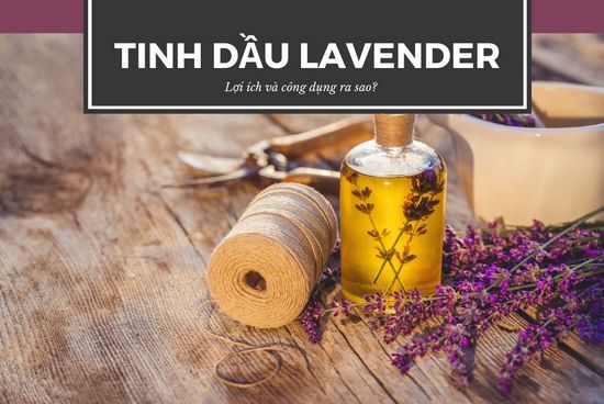 Lợi ích tinh dầu Lavender Hoa Oải Hương